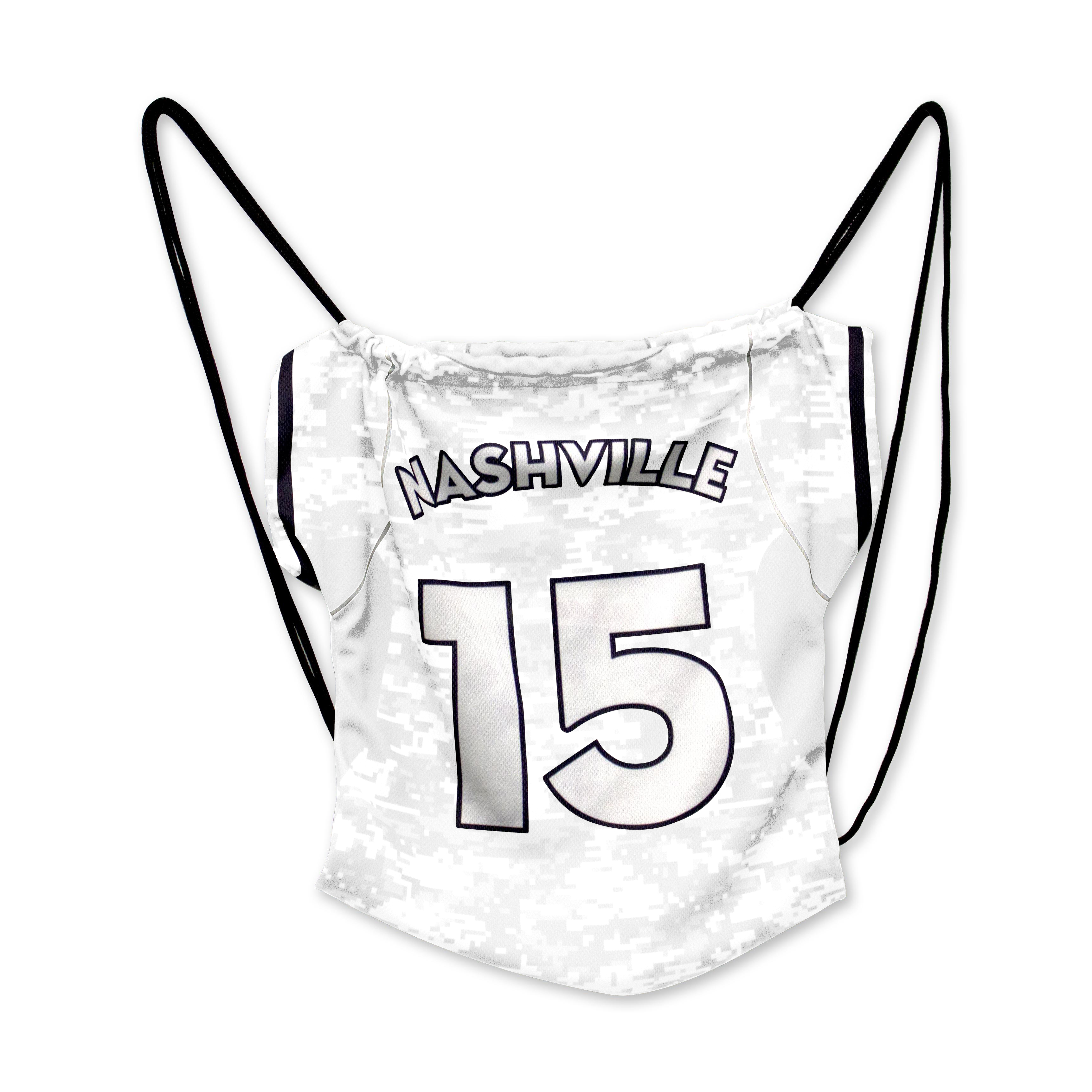 Jersey Mesh Drawstring Backpack 14