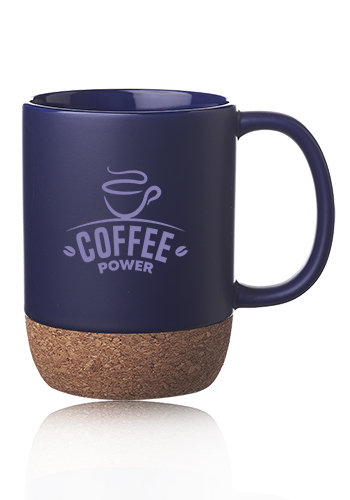 15 oz Matte Cork Bottom Ceramic Mugs 8