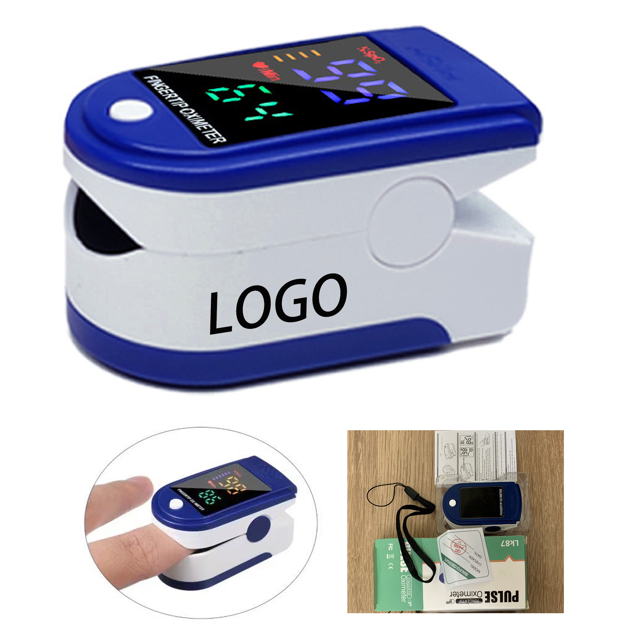 LED Blood Monitor Fingertip MOQ 100pcs