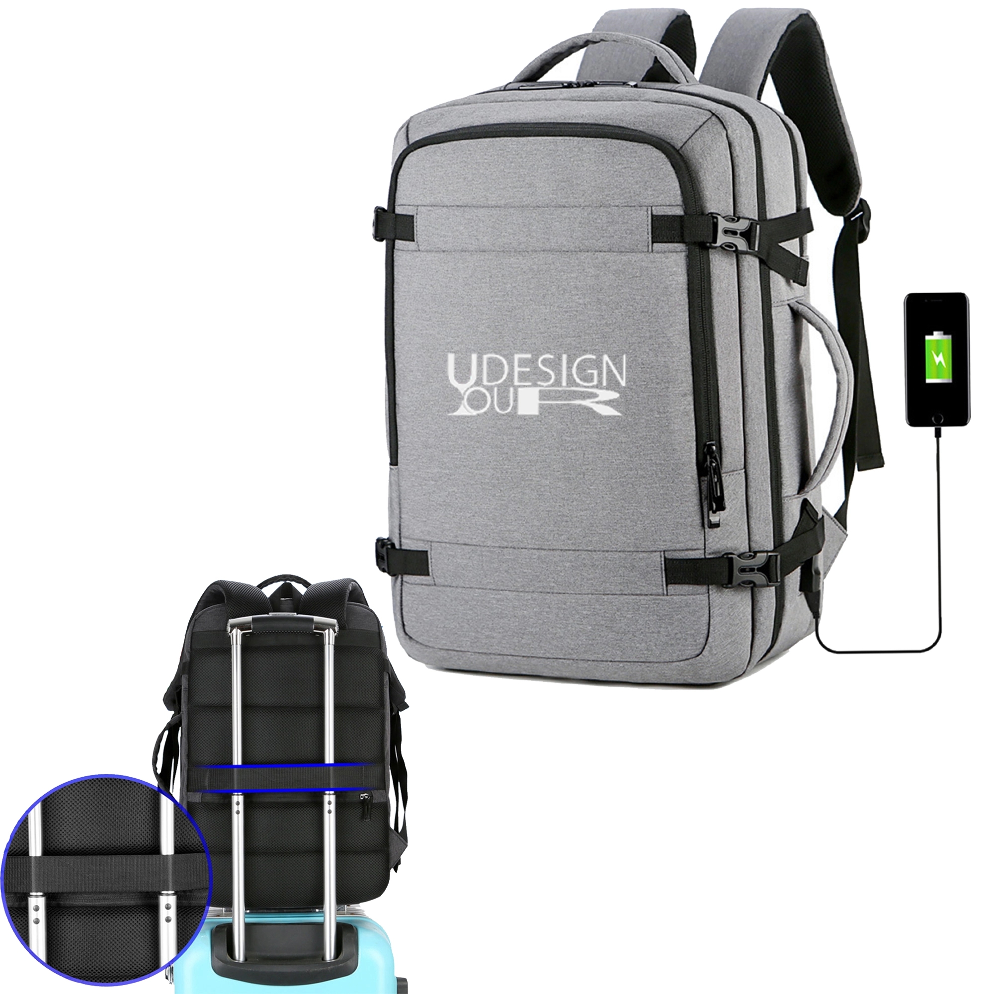 15.6"Laptop Backpack With Usb Charging Port 1