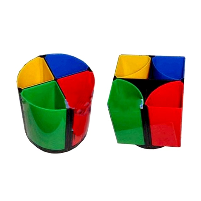 Multi-colored Plastic Pen Holder 3