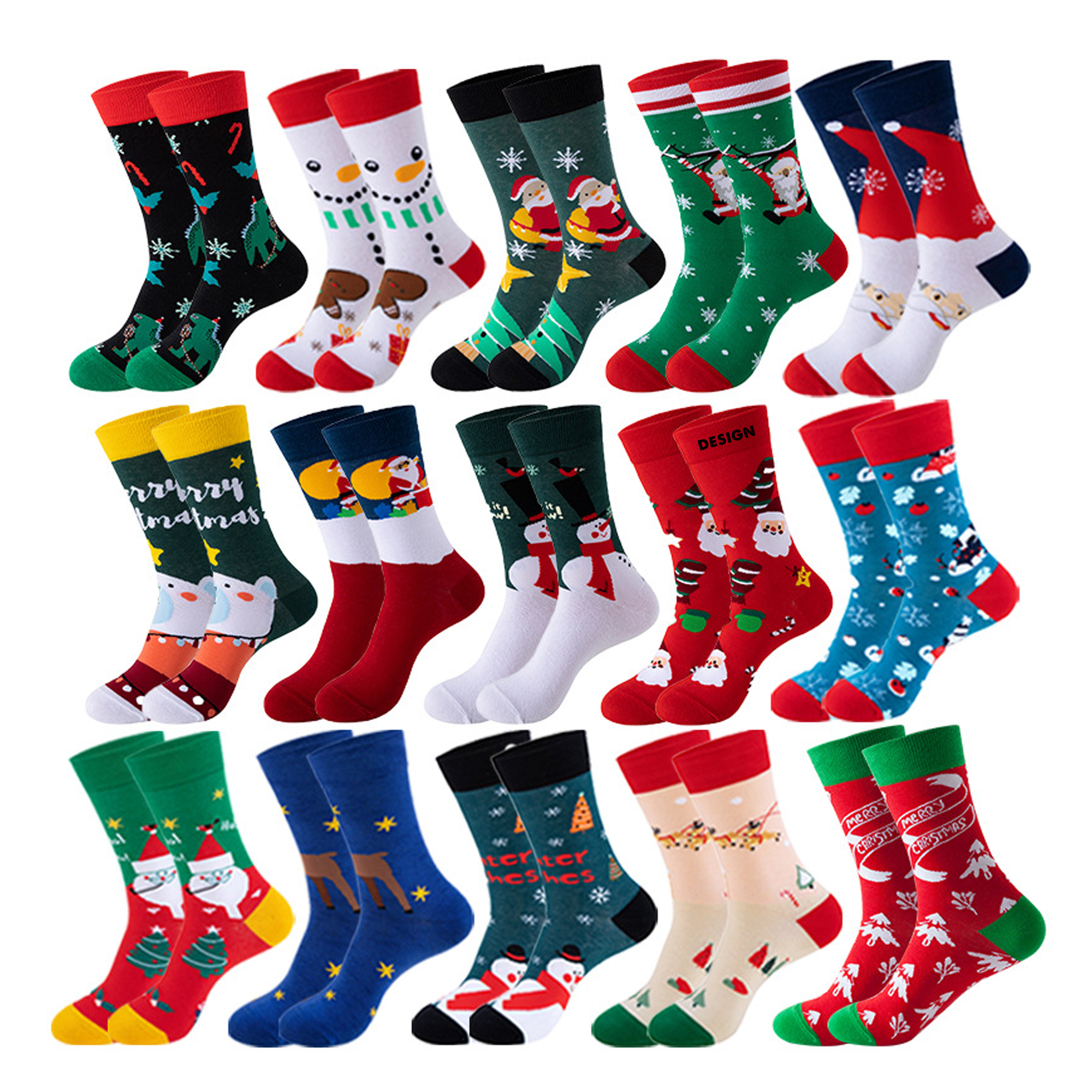 Holiday Festive Socks 1