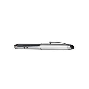 3 In 1 Stylus Tip Ballpoint Metal Pen With LED 21