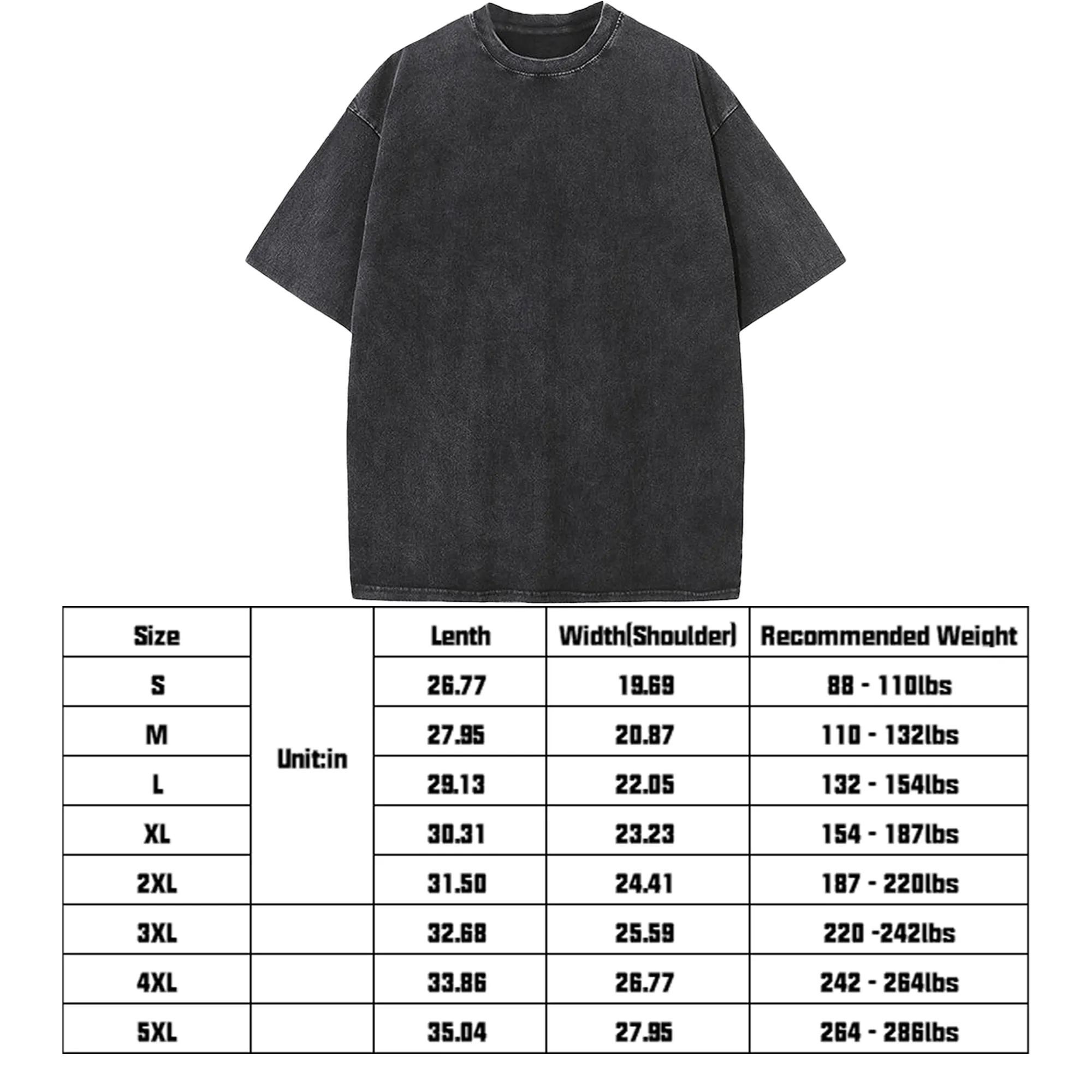 MOQ 20 230gsm Heavyweight Washed Vintage Cotton T Shirt 6