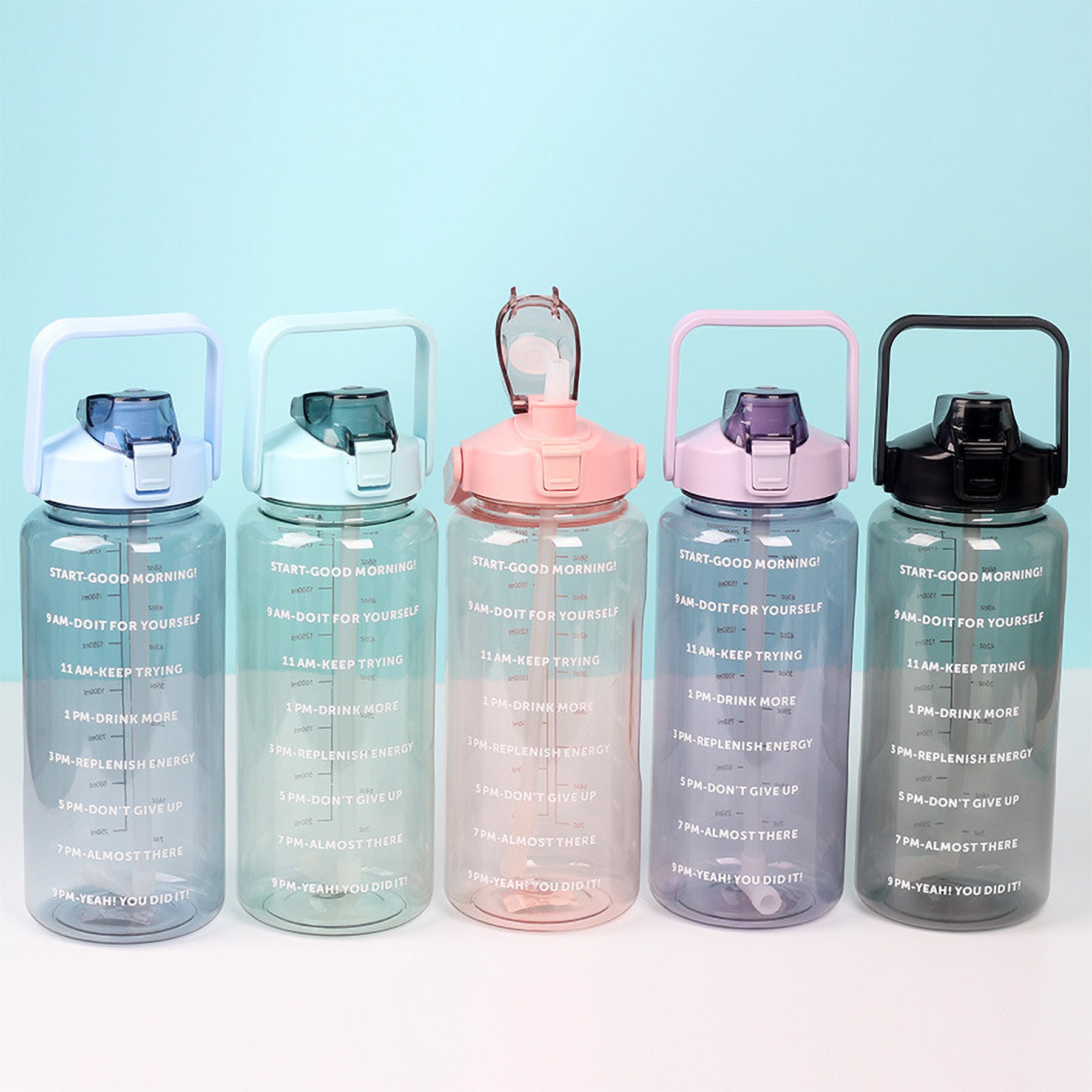Water Bottle With Time Marker 2