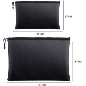 Fireproof Water Resistant Document Bag with Zipper for Money File 3