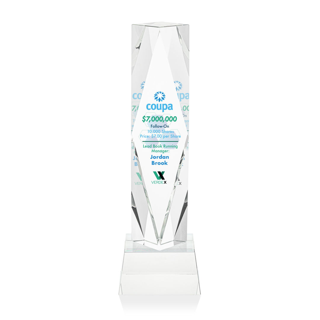 Toscana VividPrint™ Award on Base - Clear 11