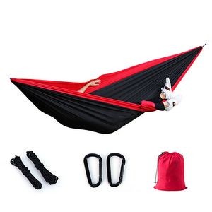Portable Double Camping Hammock With Straps 2