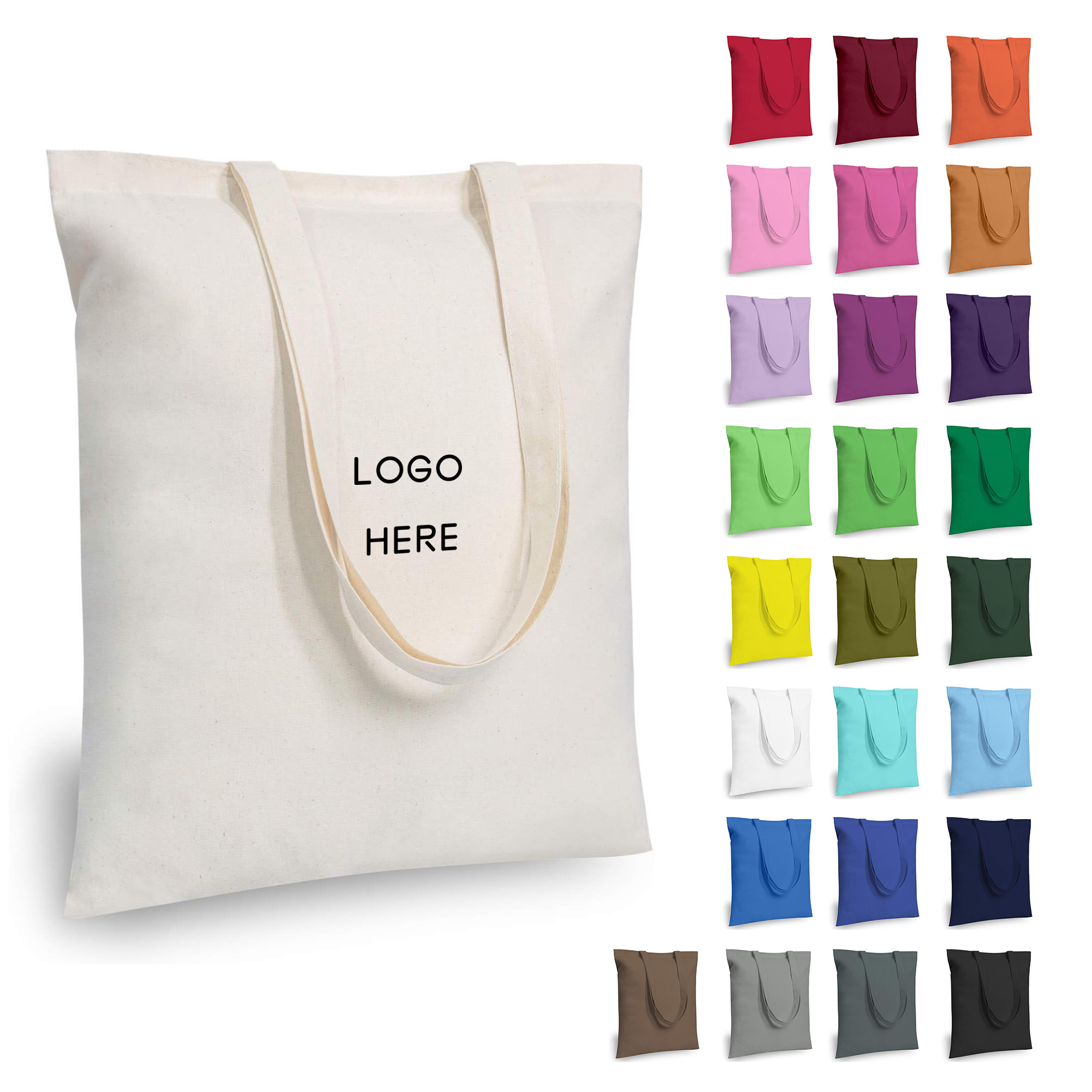 Economical Cotton Tote Bags, custom tote bag with logo imprint 4