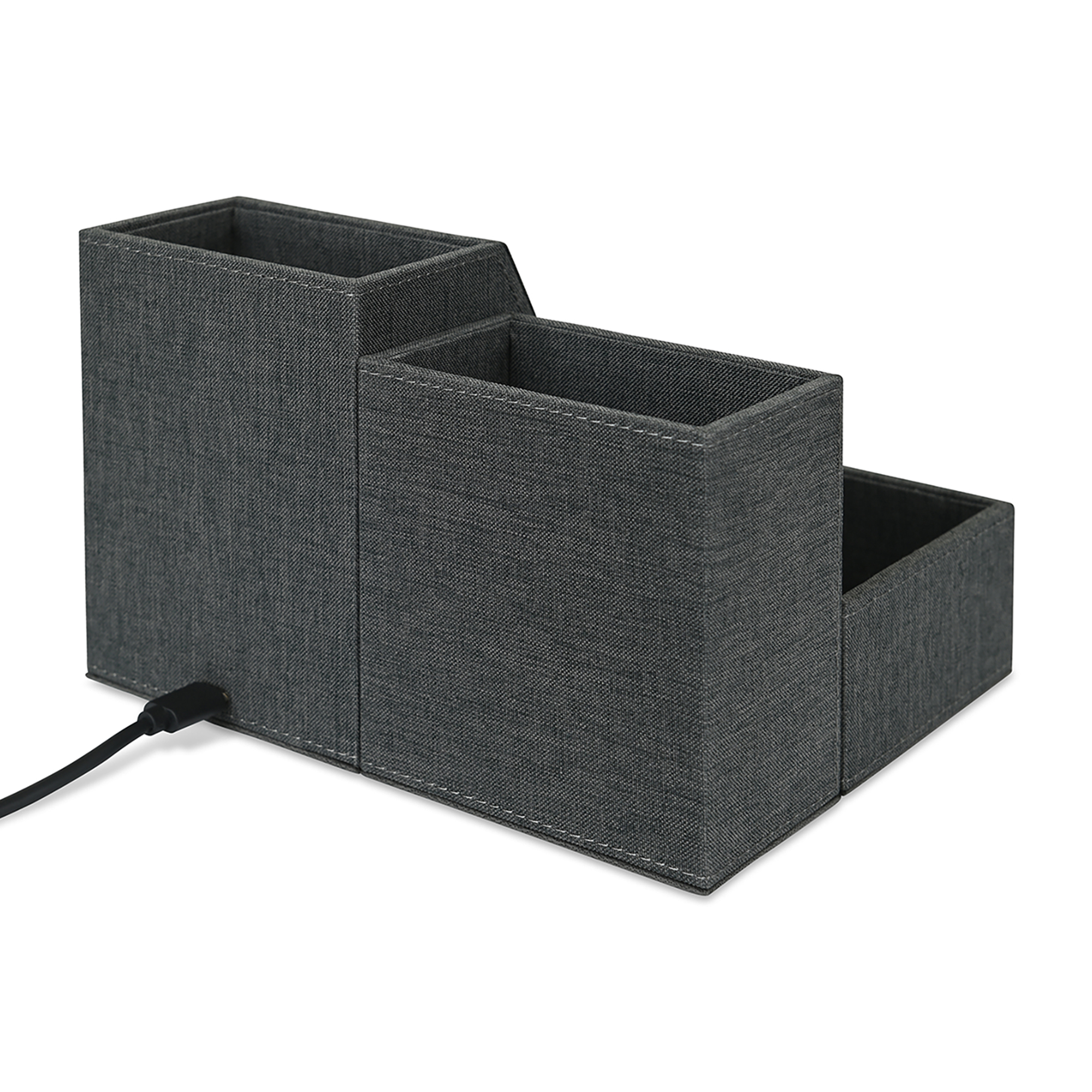 Eden Recycled rPET Wireless Charging Desk Organizer 12