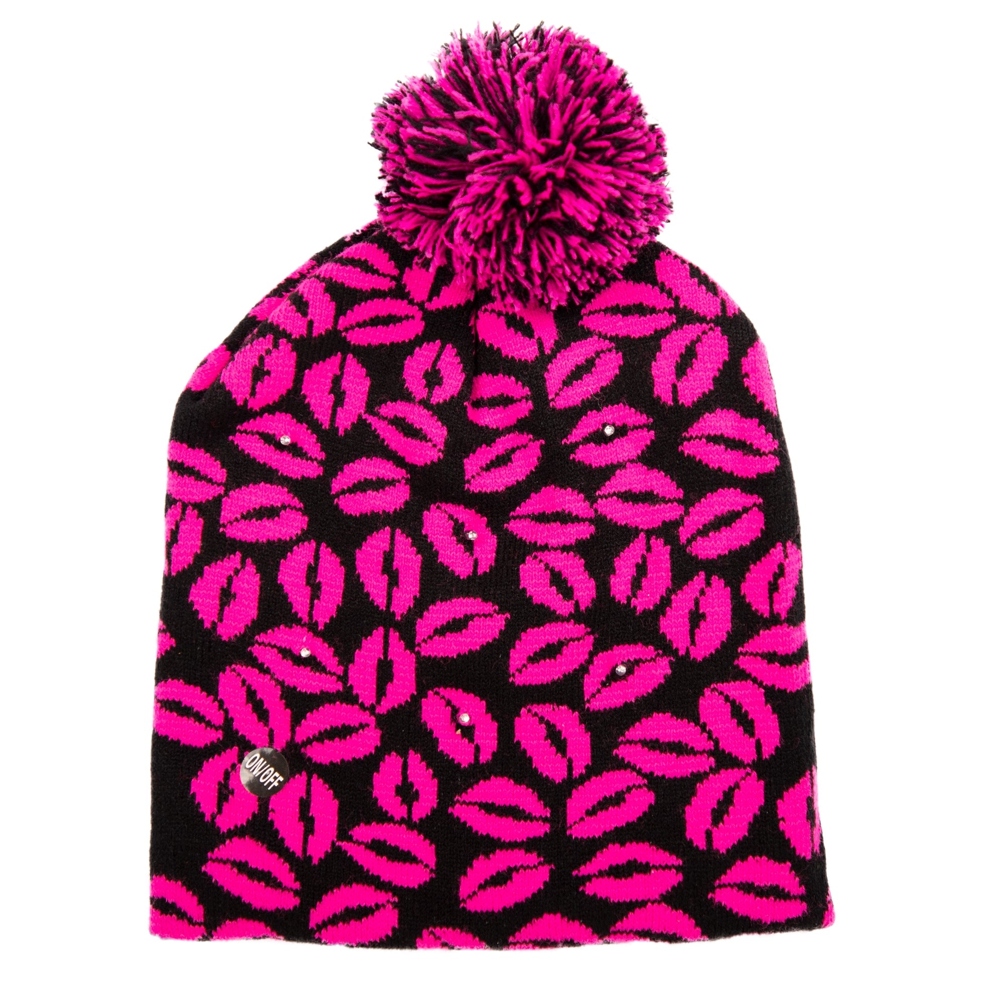 Light Up Lips Knit Hat 4