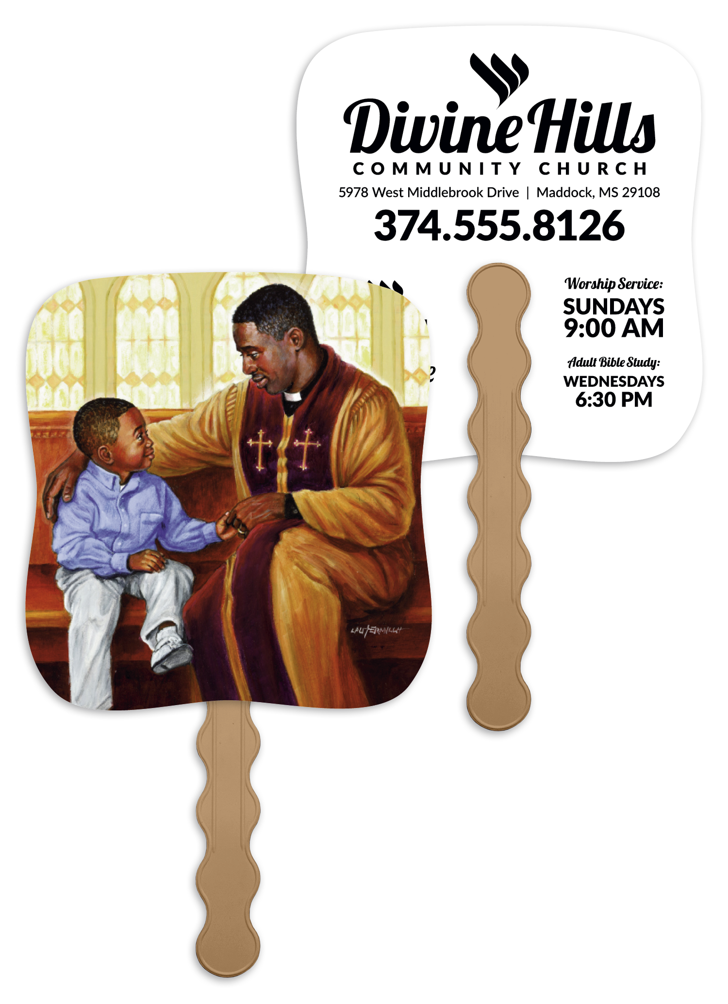 Skinner & Kennedy® Spiritual Guidance - Pictorial Fan 2