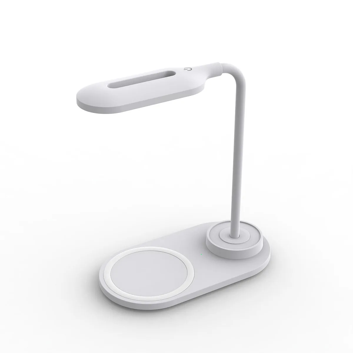 LED Lamp Touch Gooseneck Desk with Wireless Charging 3
