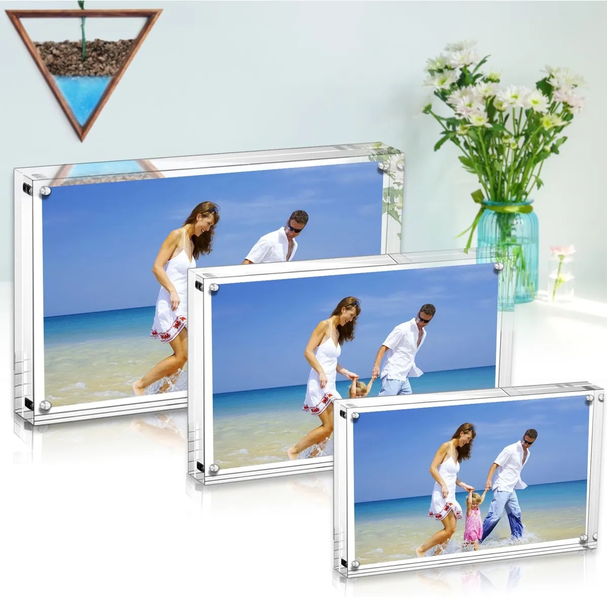 Desktop Frameless Magnetic Photo Frame 6