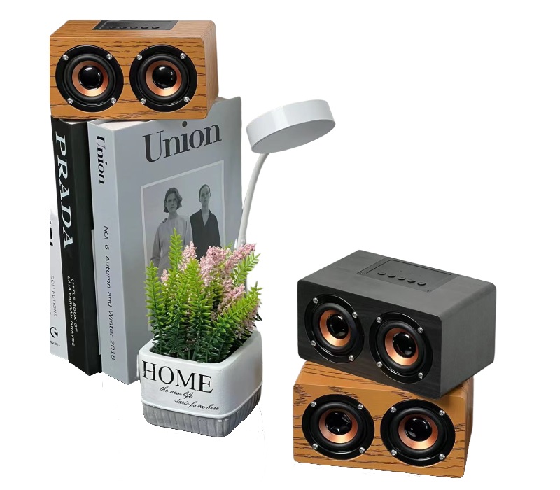Wooden Subwoofer Wireless Bluetooth Speaker 6