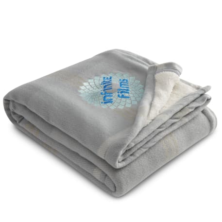 Plaid Fleece Sherpa Blanket 90