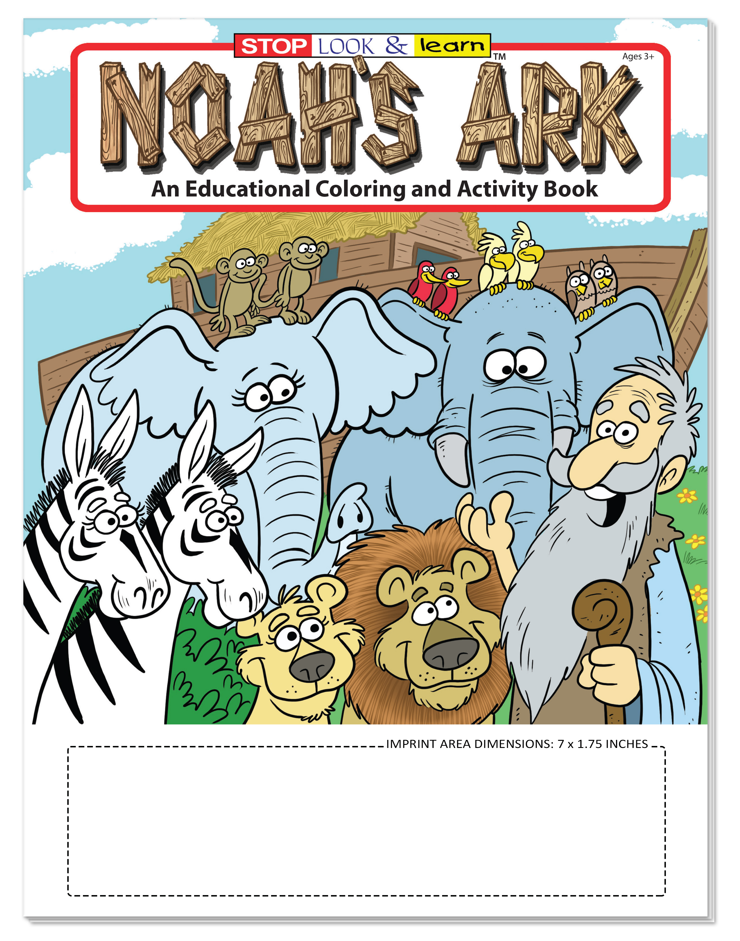 COLORING BOOK - Noah's Ark Coloring & Activity Book 3