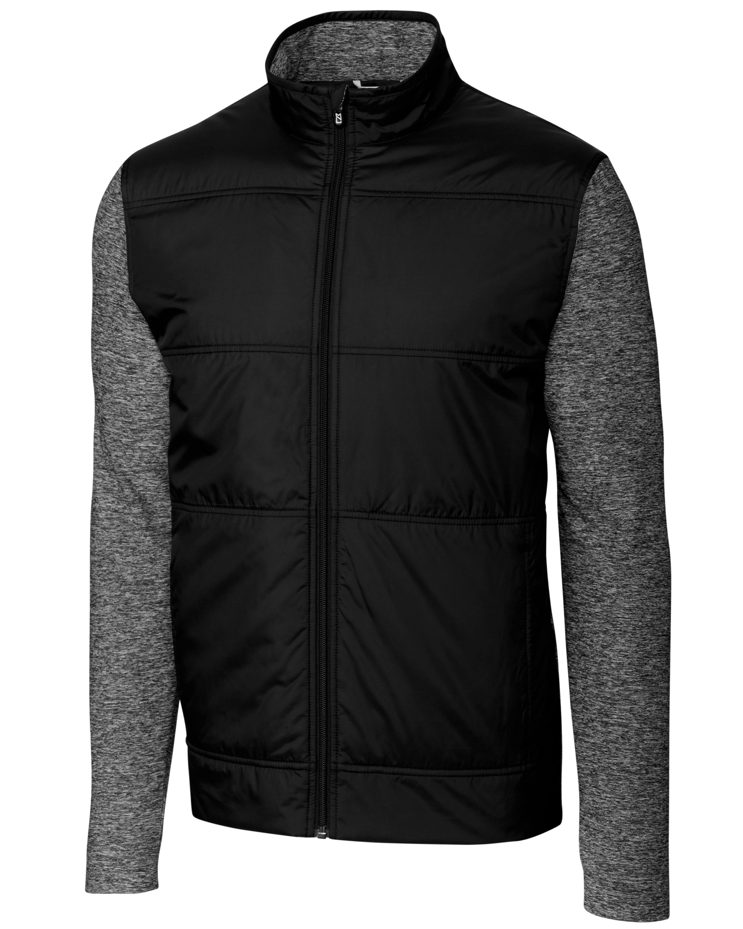 Stealth Hybrid Quilted Mens Full Zip Windbreaker Jacket