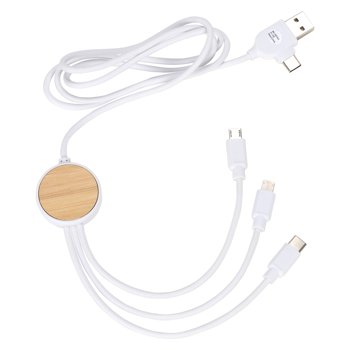 Bamboo 3-in-1 39" Charging Cable 6