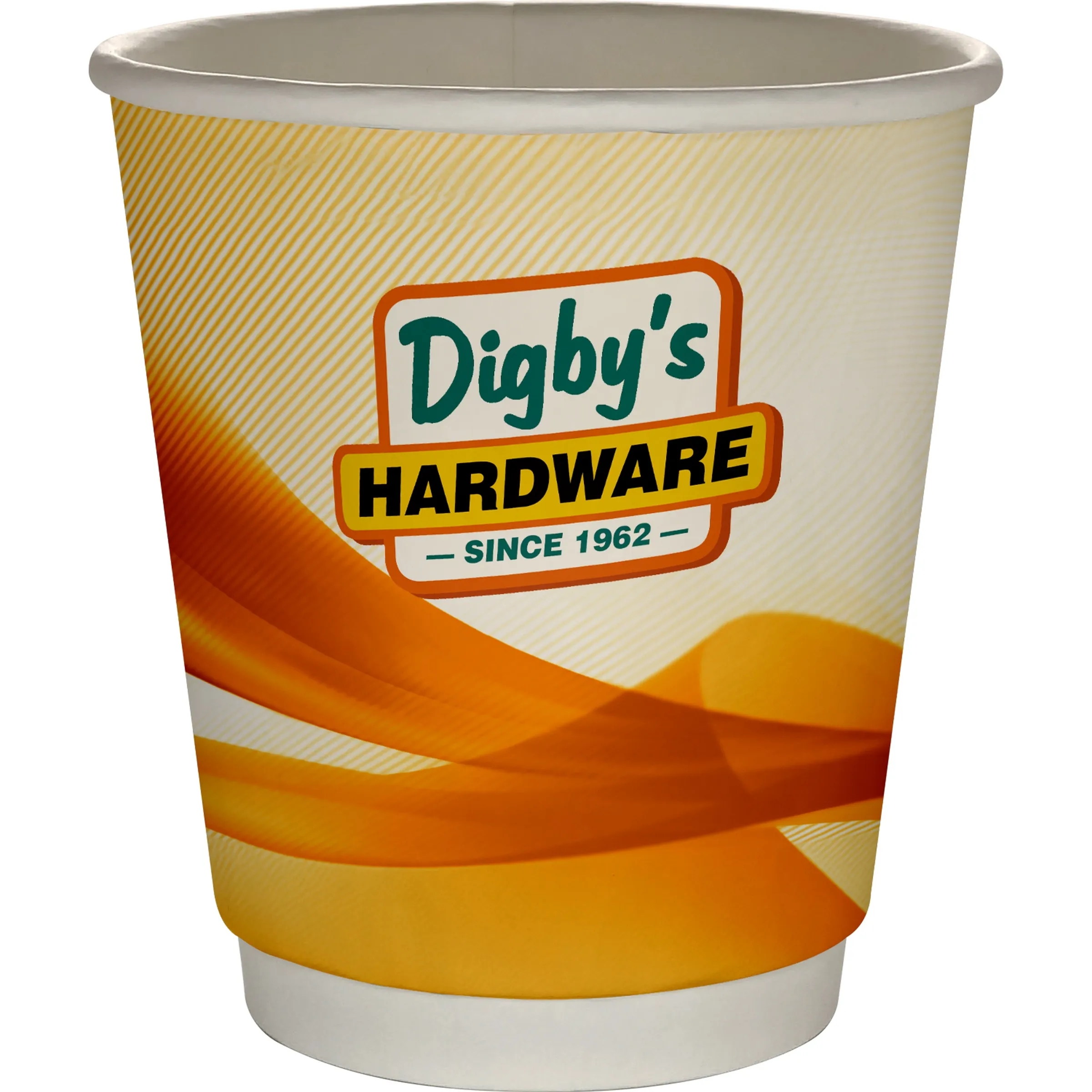 10 oz Full Color Groovy Insulated Paper Cup 2