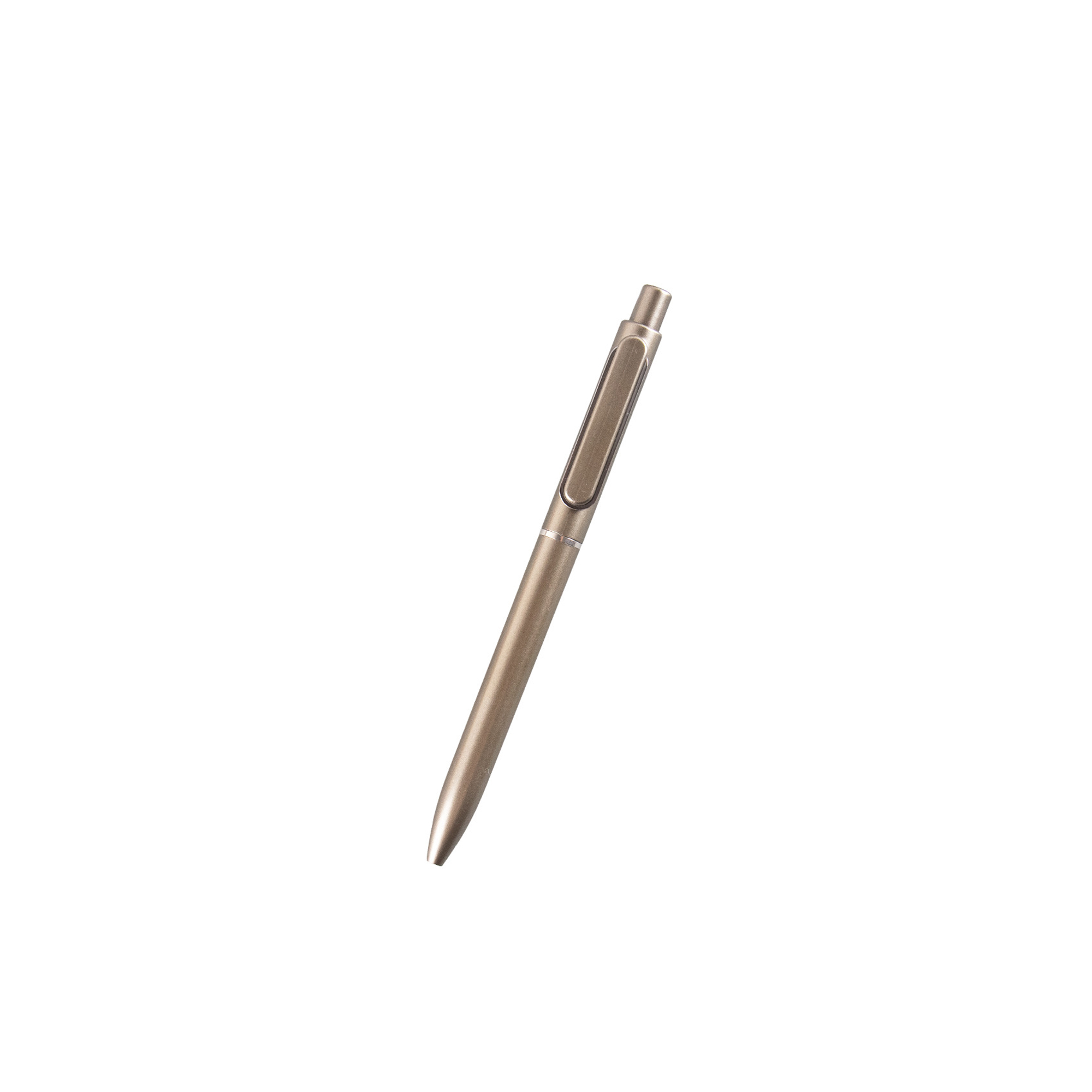 Metallic Barrel Click Pen With Contoured Grip 6