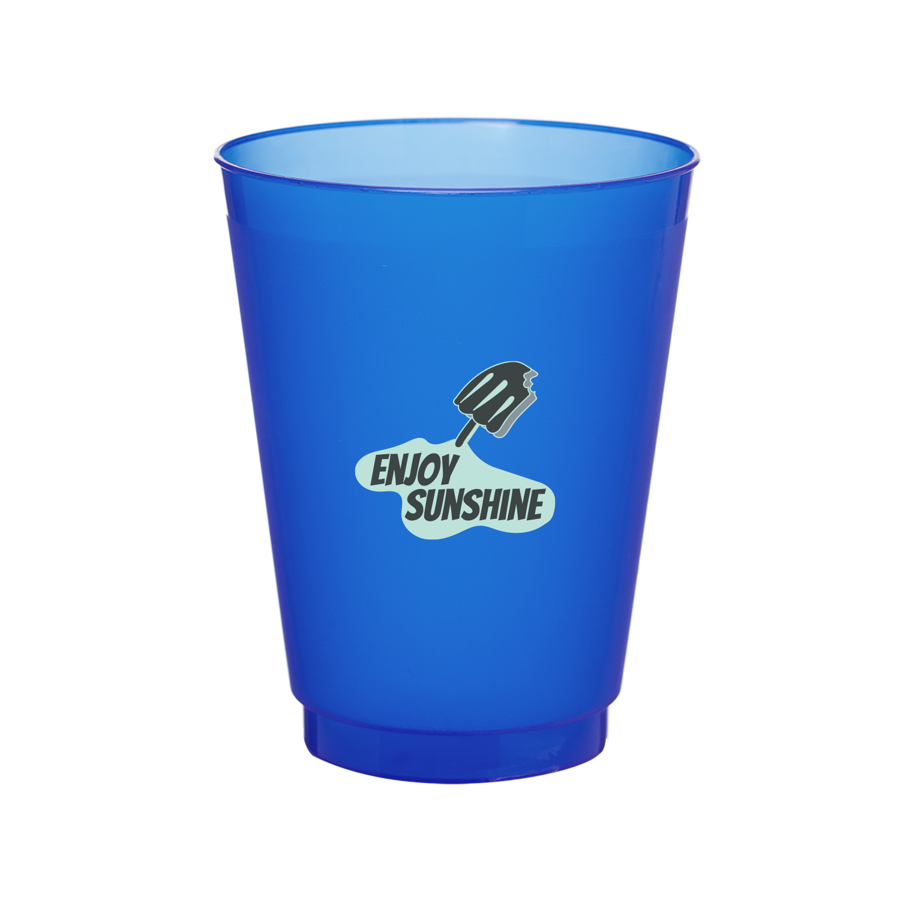 Flexible Frosted Plastic Stadium Cups  16 oz.