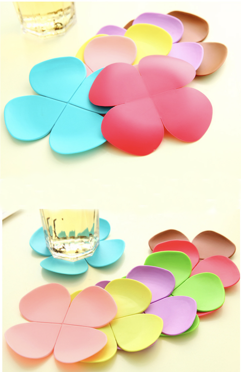 Four Leaf Clover Silicone Coaster 4