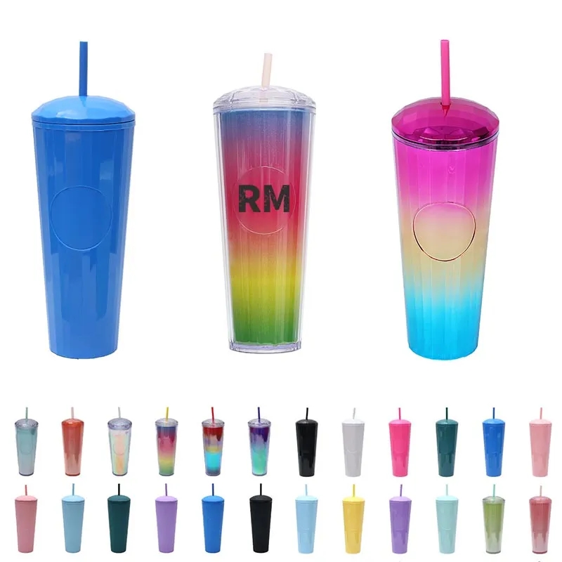 Kaleidoscope Dome 24oz Venti Tumbler with Straw 1
