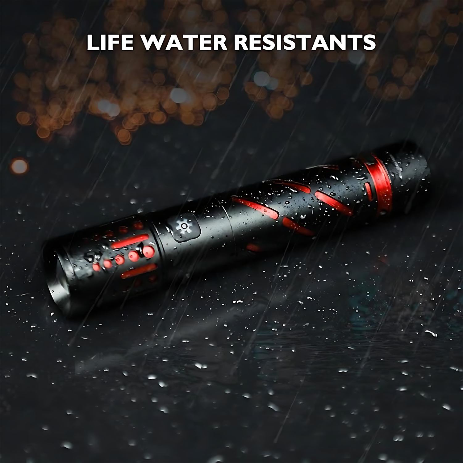 Waterproof Aluminum Outdoor Laser Flashlight 6