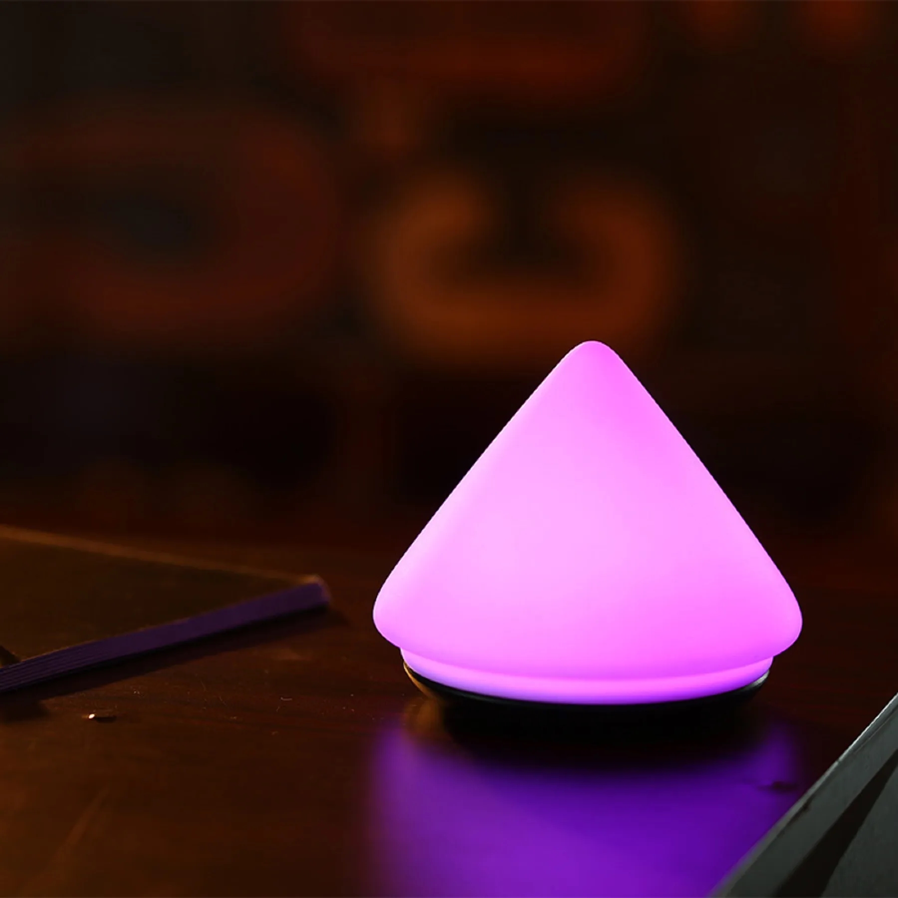 Volcanic Shape Touch Sensor LED Night Light 2