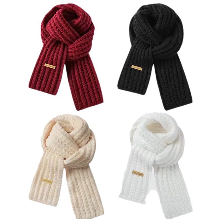 Houndstooth Double-Knit Scarf 4