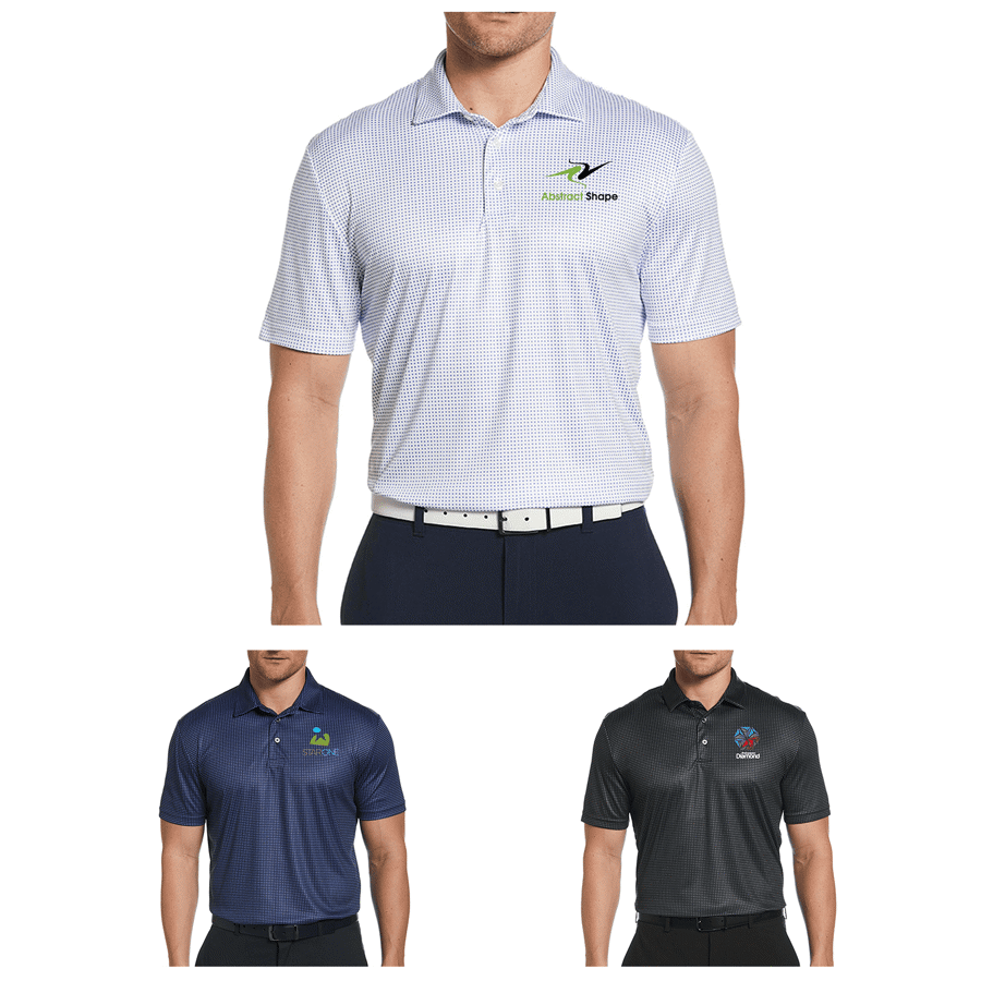 Perry Ellis Men's Printed Polo (6.3 oz) 3