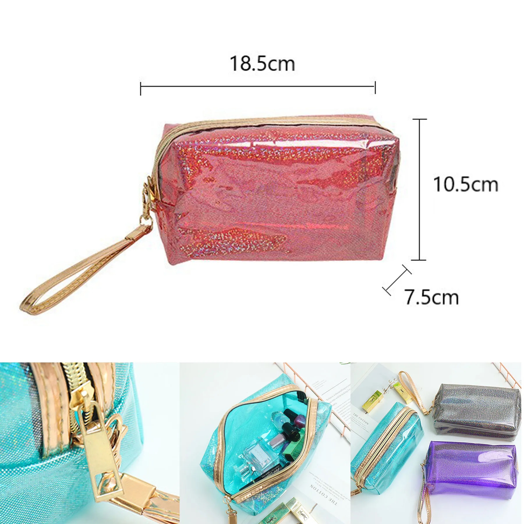 Crystal Clear Cosmetic Bag 3