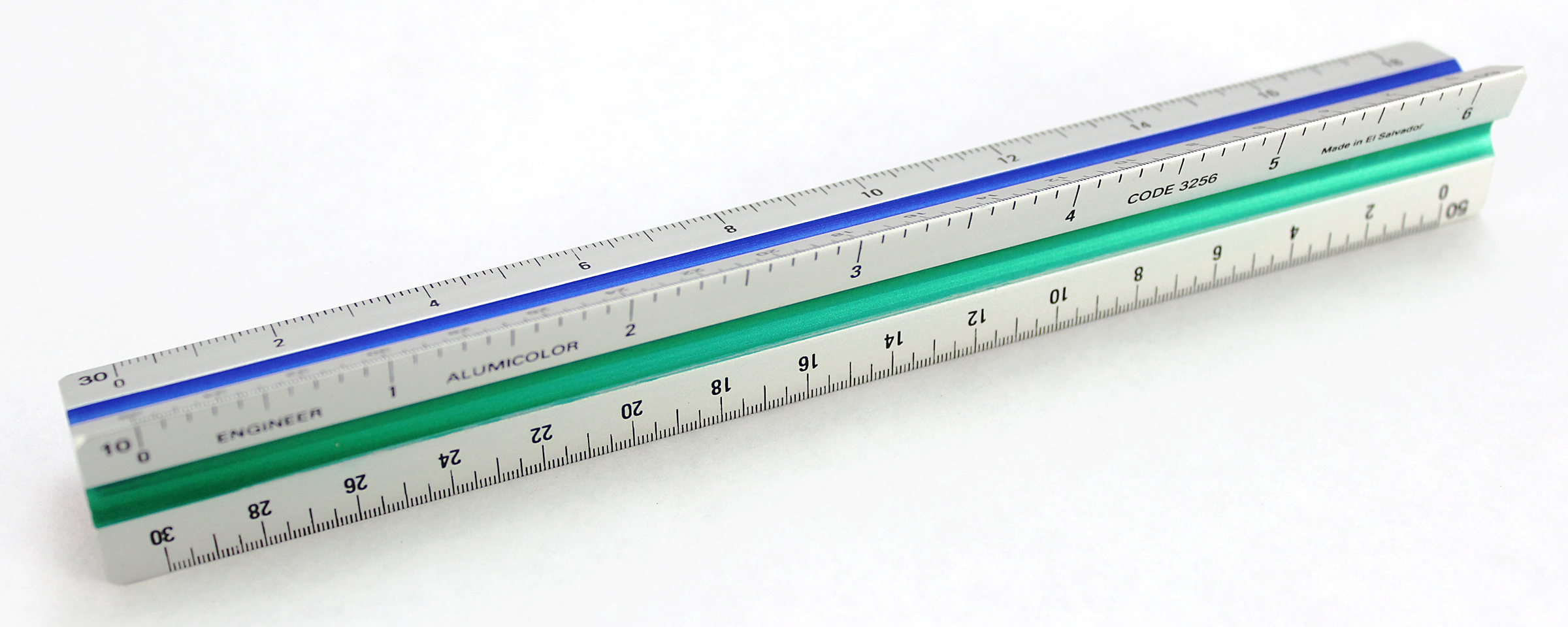 6" Color-Coded Engineer Solid Scale 4