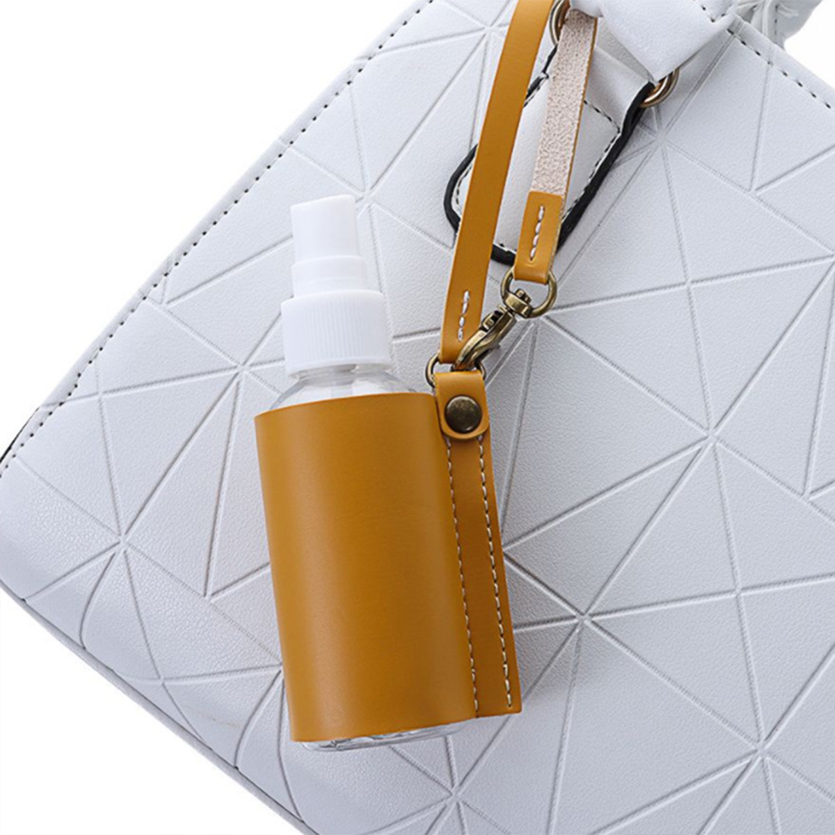 Alcohol Perfume Hand Sanitizer Refill Spray Bottle Keychain 7