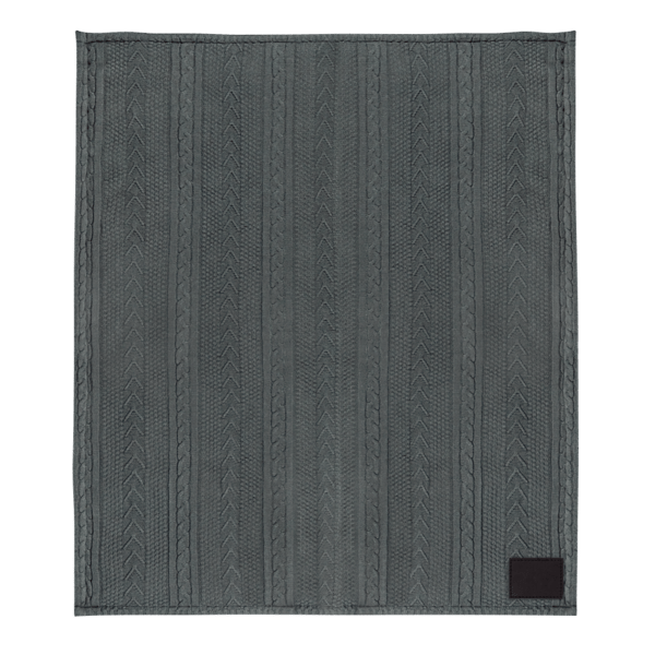 Cable Sherpa Blanket 1