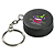 Hockey Puck Stress Reliever Key Chain 4