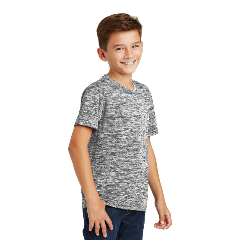 Sport-Tek Youth PosiCharge Electric Heather Tee. 17