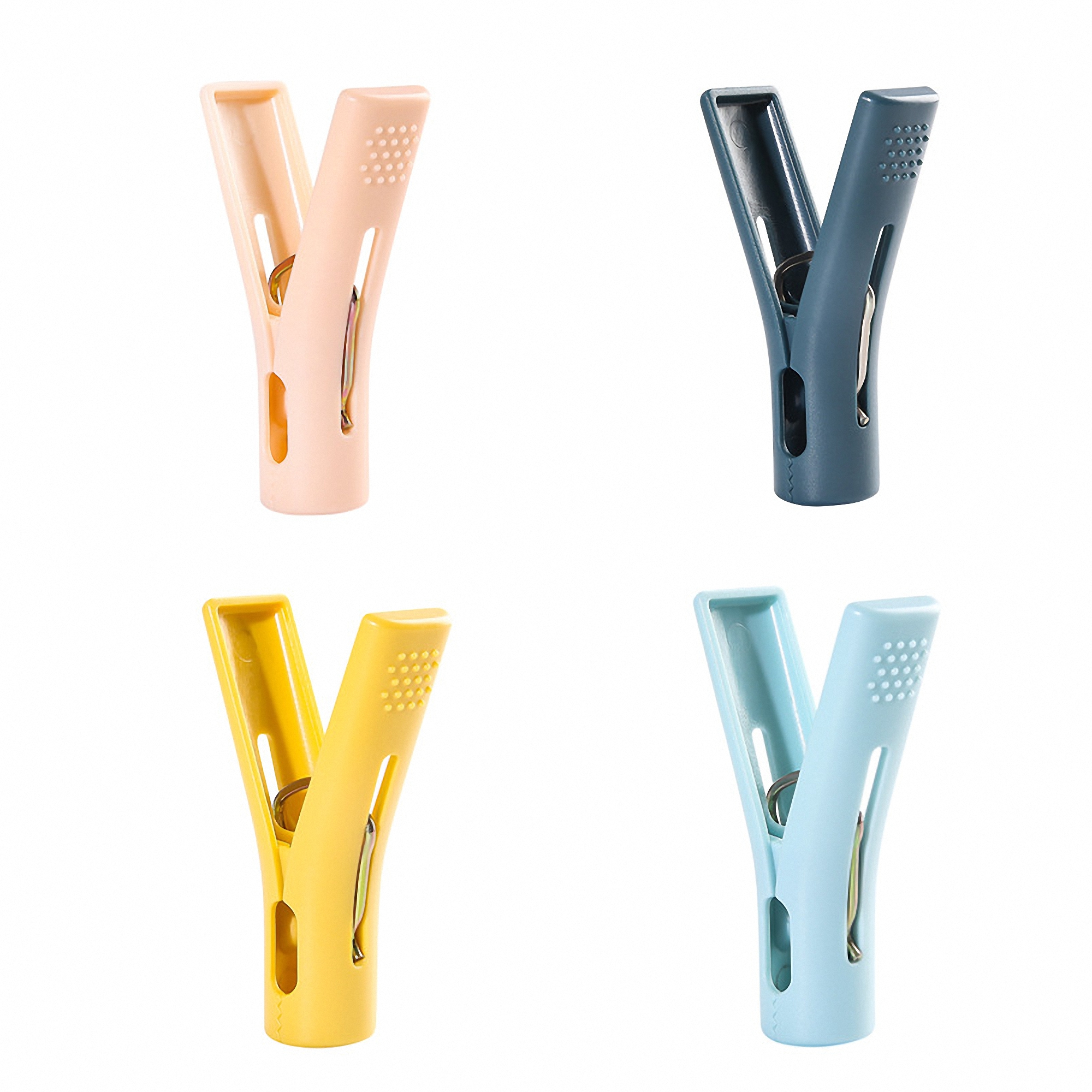 10-Pack Durable Plastic Clothespins 5