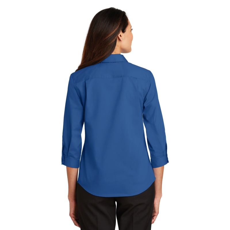 Port Authority Ladies 3/4-Sleeve SuperPro Twill Shirt. 20