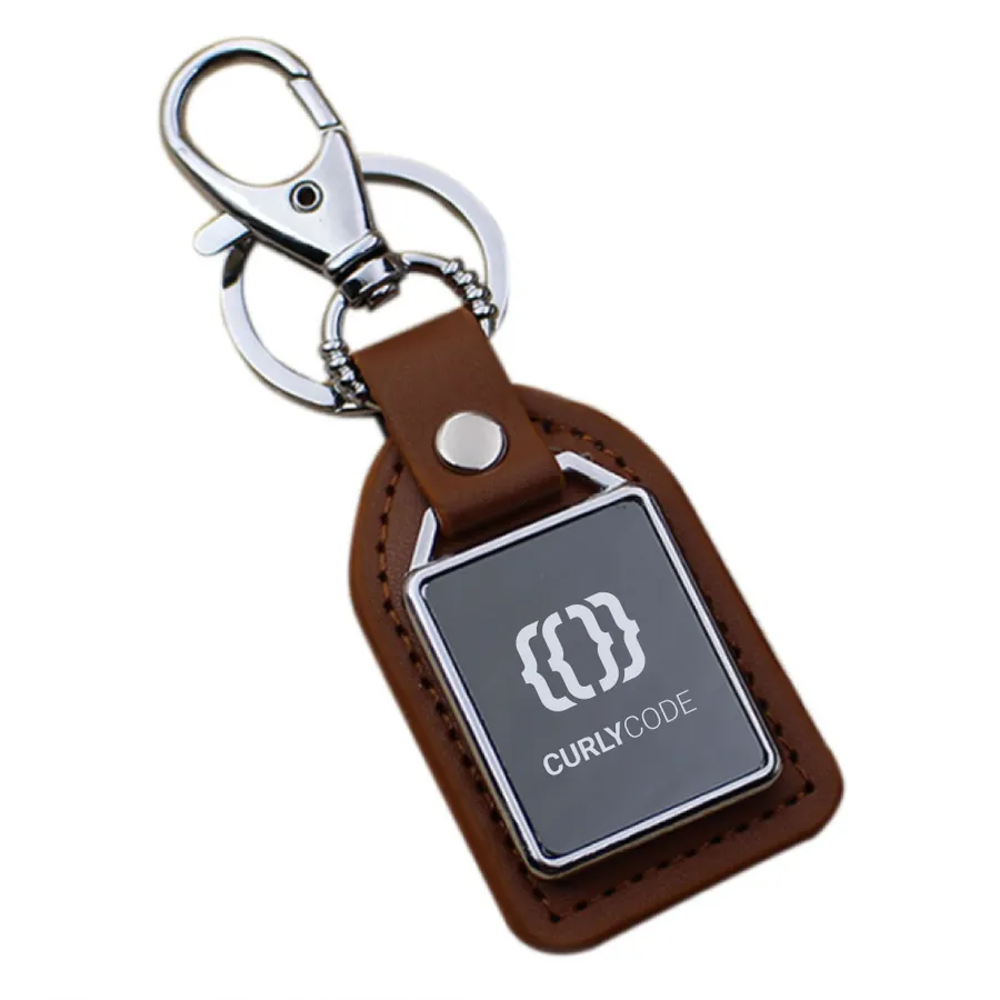 Premium Leather & Metal Keychain 6