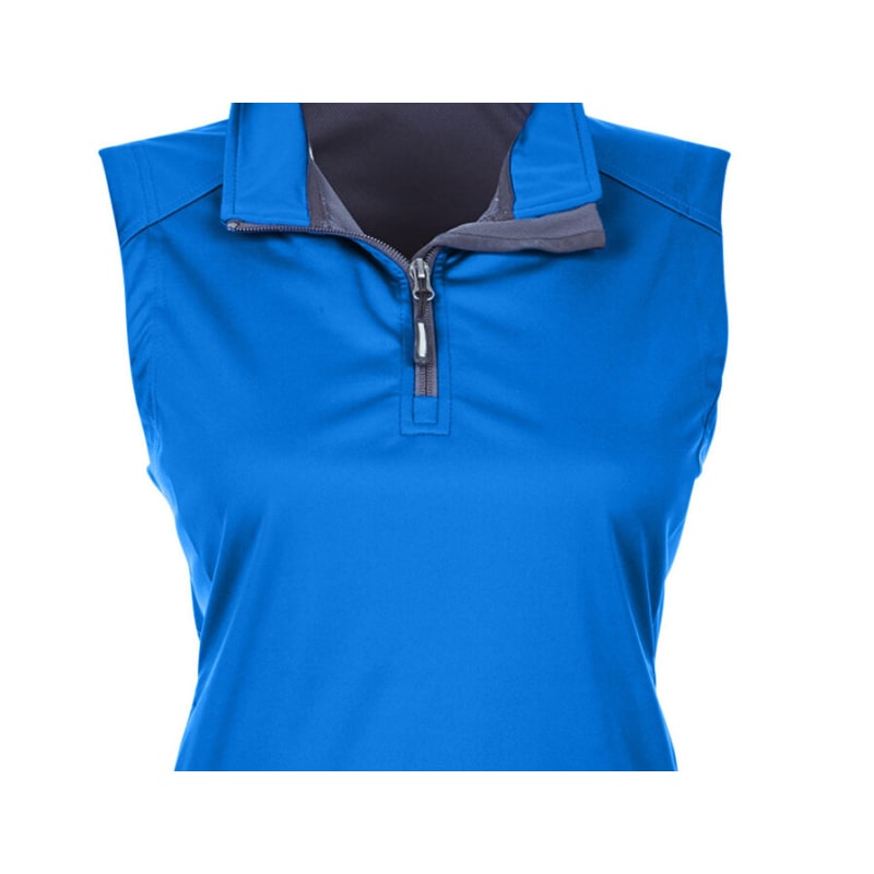 CORE365 Ladies' Techno Lite Three-Layer Knit Tech-Shell Quarter-Zip Vest 6