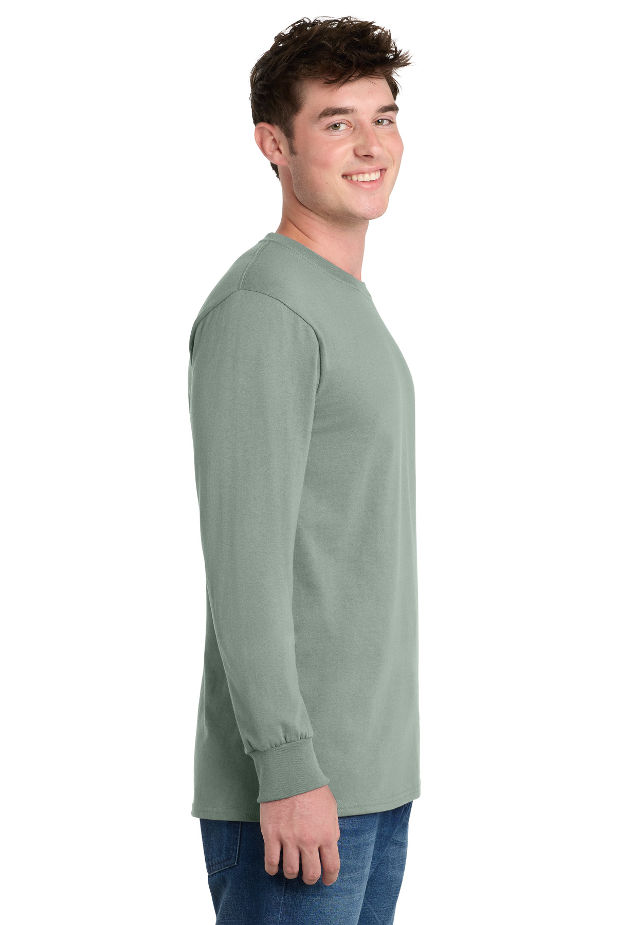 Port & Co Tall Long Sleeve Essential Tee. PC61LST 194