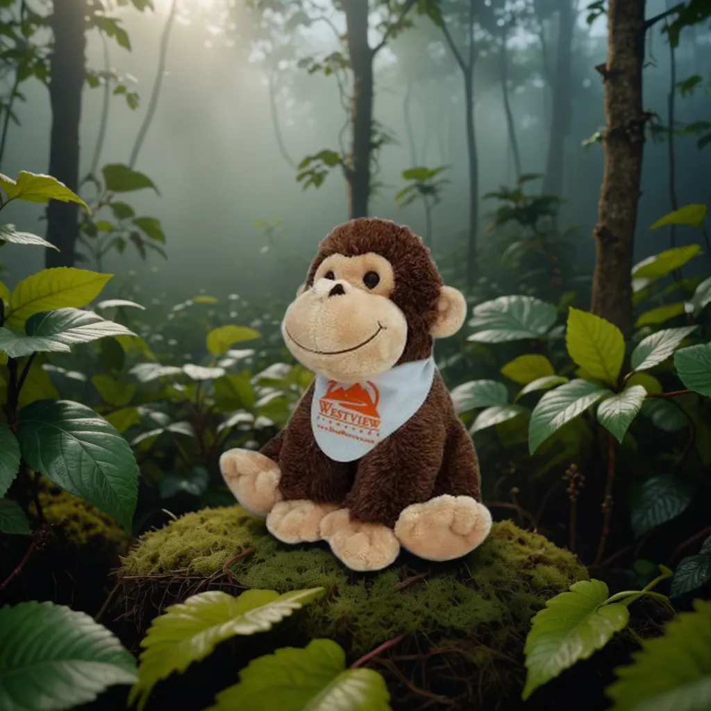 8" Two Tone Buddies Monkey 9