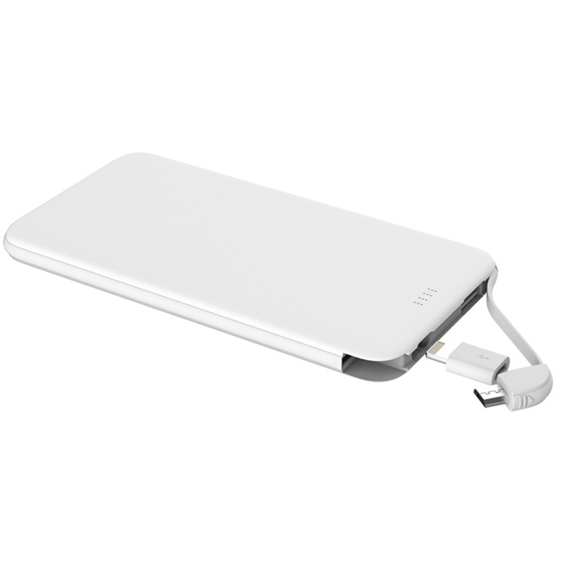 Portable Power Bank w/Built-in Cables 2