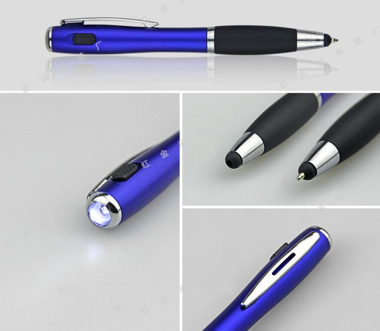 Multi-Function Touch Screen Pen, Stylus, Ballpoint Pen, LED Flashlight 6