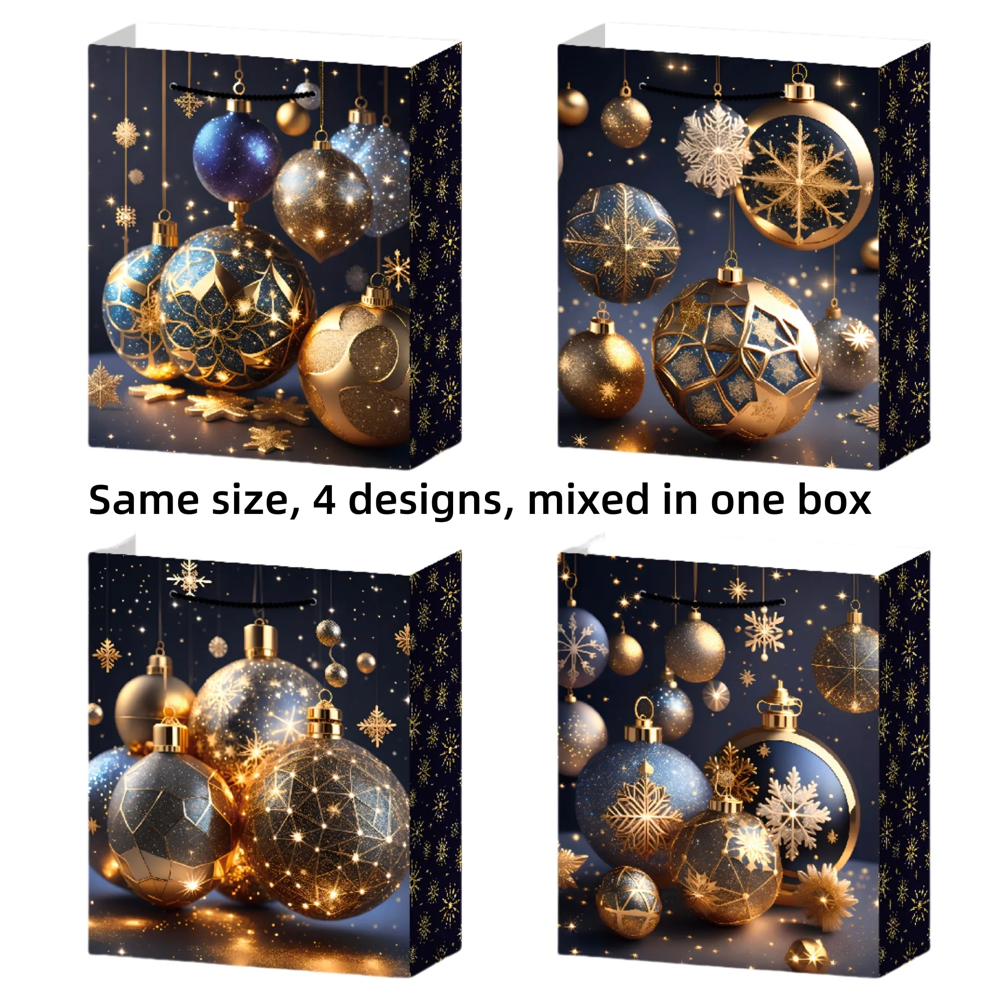 Festive Present Bag - Elf Pattern For Gifting 3