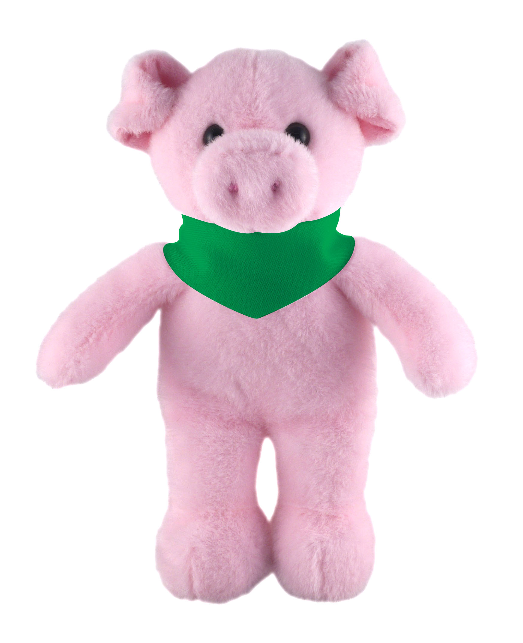 Soft Plush Stuffed Pig with Bandana 5