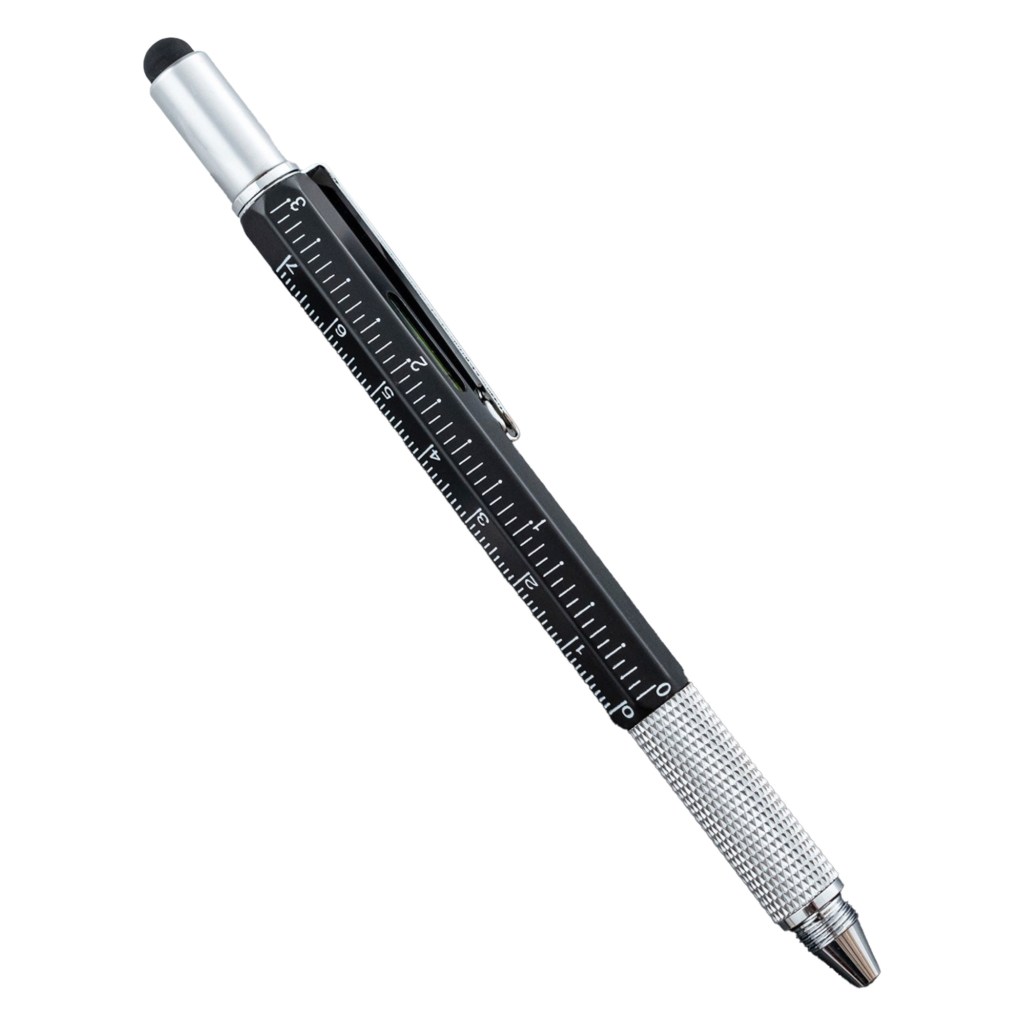 Pen 6-in-1 Multi-Tool Ultimate Ruler Stylus Flat Water-Based 8