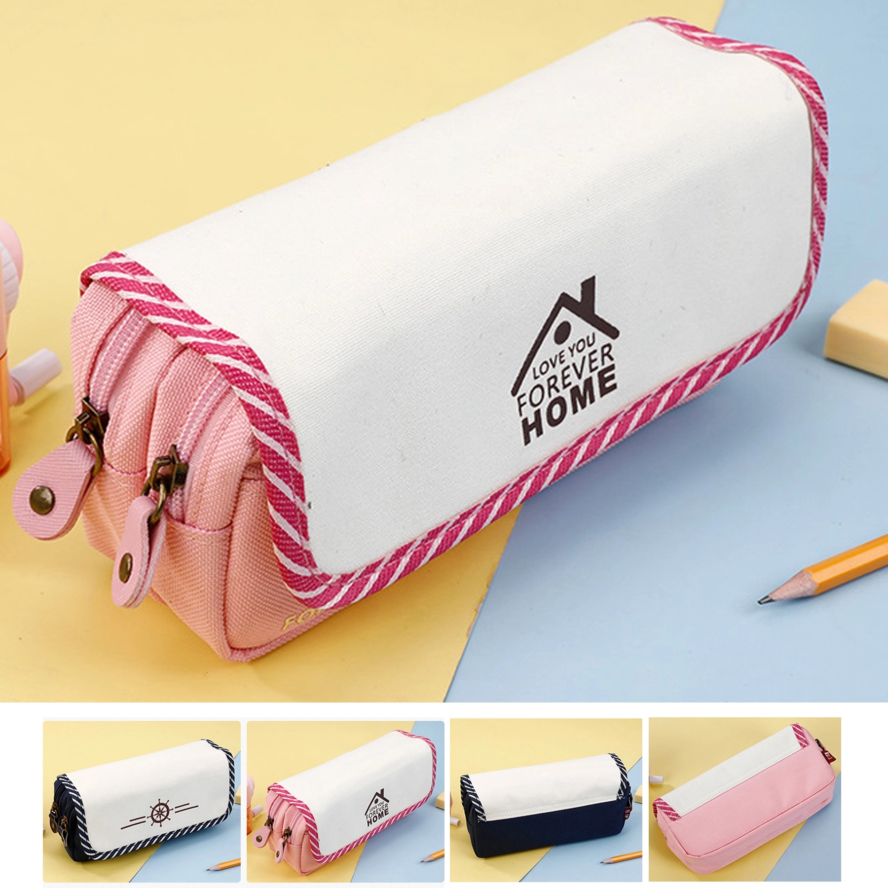 Double-layer Large Capacity Stationery Box 3